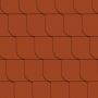 CEDRAL Dach- und Fassadenplatte 30x30 cm glatt, klassikrot