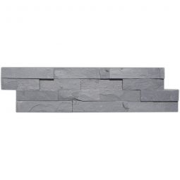 Wellker Wandverblender Naturstein Schiefer Schwarz Riemchen verschiedene Größe