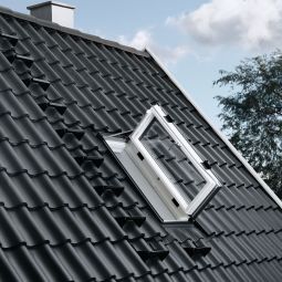 VELUX Ausstiegsfenster GXU 0070 Kunststoff Thermo Aluminium 2-fach Standard-Verglasung