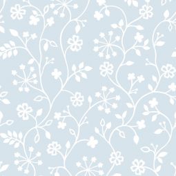 d-c-fix Fensterfolie Motive mit Blumen Tord weiß Sichtschutz Klebefolie 1500x450 mm / statisch haftend (static)