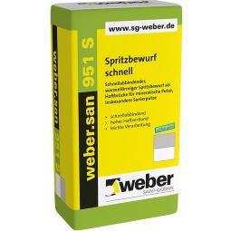 weber Kellerabdichtung weber.san 951S Spritzbewurf schnell 25 kg Sack