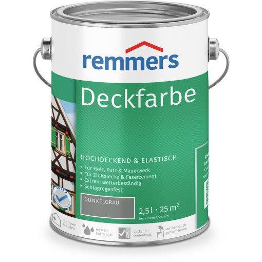 Remmers Deckfarbe dunkelgrau 2