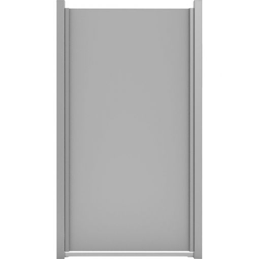 GroJa Premo HPL-Sichtschutzelement Uni Grau 2