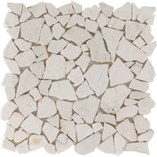 Natursteinmosaik Polymosaik Poly Biancone 30,5x30,5 2