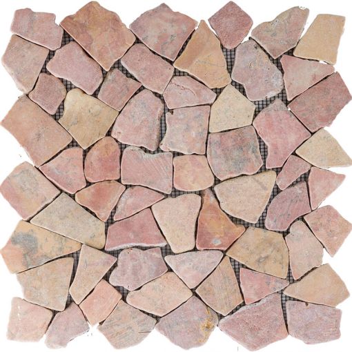 Wellker Natursteinmosaik Recife Rosso Verona 2