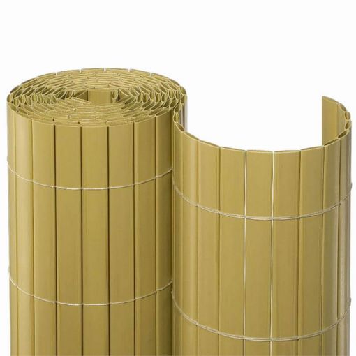 NOOR Sichtschutzmatte PVC bambus Sichtschutzzaun 2