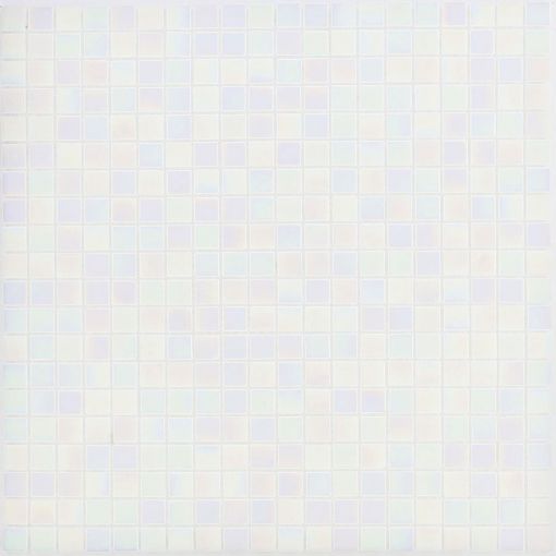 Glasmosaik Perlmutt weiß 32,7x32,7 cm 2
