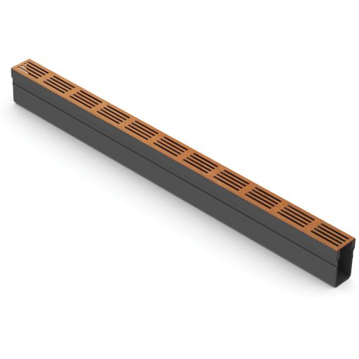 ACO Slimline Rinne mit Rost 2