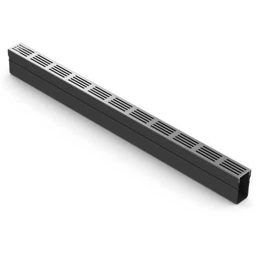 ACO Slimline Rinne mit Aluminiumrost 2