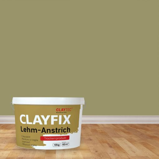 ClayTec Lehm-Anstrich CLAYFIX Schilf-Gelb 2