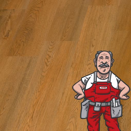 Wellker Vinyl Landhausdiele Eiche Rustikal 2