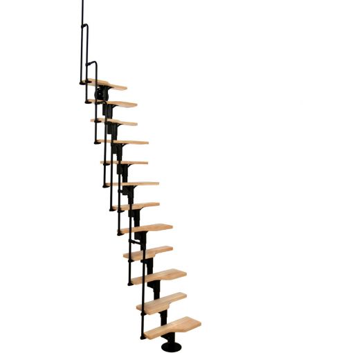 Minka Mittelholmtreppe Twister Buche schwarz 2