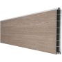 GroJa BasicLine schmal PVC-Steckzaun Sichtschutzzaun Sheffield Oak Einzelprofil Sichtschutz Lamellenzaun