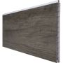 GroJa BasicLine Premium PVC-Steckzaun Sichtschutzzaun Monument Oak Einzelprofil Sichtschutz Lamellenzaun
