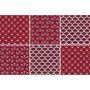 Windhager Fliesenaufkleber Obolus rot 15x15 cm Fliesenfolie