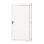 Skan Holz Einzeltür Weiß für Carports