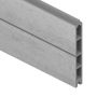 TraumGarten Sichtschutzzaun Einzelprofil SYSTEM WPC CLASSIC Grau Sichtschutz Steckzaun Lamellenzaun