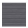 TraumGarten WPC-Sichtschutzzaun Rundum-Sorglos-Paket PLATINUM Grau Sichtschutz Steckzaun Lamellenzaun