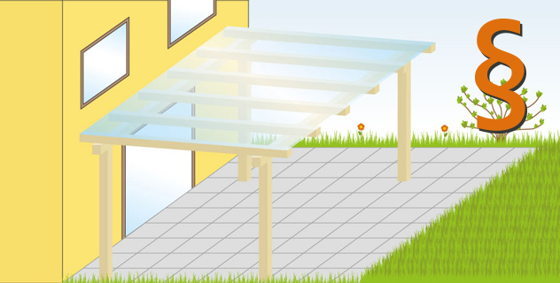 Terrassenüberdachung  –  Wichtige Informationen zur Baugenehmigung