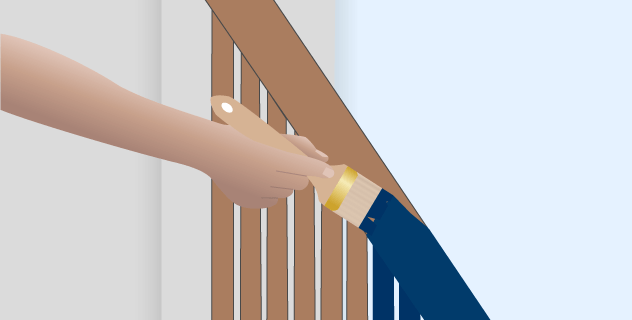 Treppengeländer streichen – in wenigen Schritten realisiert