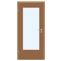 Tür mit Glaseinsatz